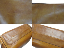 Load image into Gallery viewer, Berluti ベルルッティ カリグラフティBロゴショルダーバッグ ブラウン レザー シルバー金具 美品 中古 4b006908