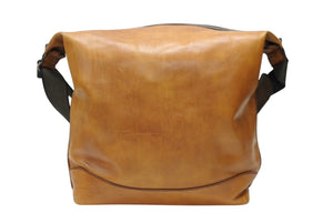 Berluti ベルルッティ カリグラフティBロゴショルダーバッグ ブラウン レザー シルバー金具 美品 中古 4b006908