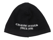 Load image into Gallery viewer, CHROME HEARTS クロムハーツ THERMAL FUCK YOU BEANIE サーマルビーニー ブラック 3825B230032 中古 美品 中古 4b006909