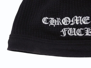 CHROME HEARTS クロムハーツ THERMAL FUCK YOU BEANIE サーマルビーニー ブラック 3825B230032 中古 美品 中古 4b006909