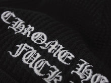 Load image into Gallery viewer, CHROME HEARTS クロムハーツ THERMAL FUCK YOU BEANIE サーマルビーニー ブラック 3825B230032 中古 美品 中古 4b006909
