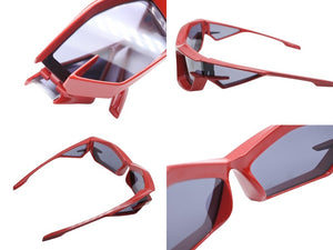 極美品 GIVENCHY ジバンシー GivCut ギブカット サングラス 3Dプリント ナイロン製 GV40049U レッド サイズ69◻︎17 中古 4b006910