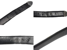 Load image into Gallery viewer, CHROME HEARTS クロムハーツ 3PC Classic 3PC belt ベルト ブラック レザー サイズ34 シルバー925 美品 中古 4b006911
