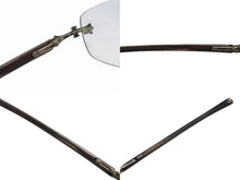 Load image into Gallery viewer, CHROME HEARTS クロムハーツ LIVING PROOF III EBONY WOOD メガネ ダークブラウン 度入り ウッド シルバー925 シルバー金具 良品 中古 4b006915