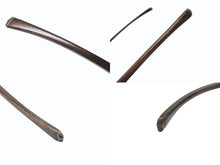 Load image into Gallery viewer, CHROME HEARTS クロムハーツ LIVING PROOF III EBONY WOOD メガネ ダークブラウン 度入り ウッド シルバー925 シルバー金具 良品 中古 4b006915