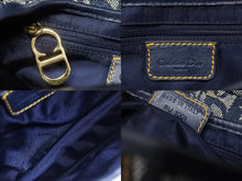 Load image into Gallery viewer, Christian Dior クリスチャンディオール サドルバッグ ワンショルダーバッグ トロッター ネイビー ガリアーノ期 美品 中古 4b006923