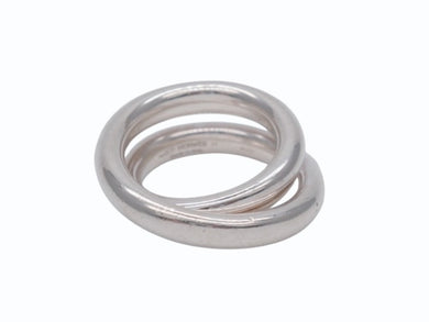 HERMES エルメス Vertige Ring ヴェルティージュ リング 指輪 重量約16.0g サイズ51 11号 Ag925刻印 シルバー925 美品 中古 4b006935