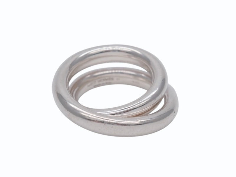 HERMES エルメス Vertige Ring ヴェルティージュ リング 指輪 重量約16.0g サイズ51 11号 Ag925刻印 シルバー925 美品 中古 4b006935