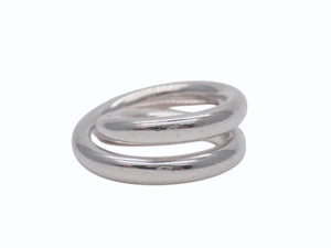 HERMES エルメス Vertige Ring ヴェルティージュ リング 指輪 重量約16.0g サイズ51 11号 Ag925刻印 シルバー925 美品 中古 4b006935