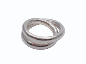 HERMES エルメス Vertige Ring ヴェルティージュ リング 指輪 重量約16.0g サイズ51 11号 Ag925刻印 シルバー925 美品 中古 4b006935