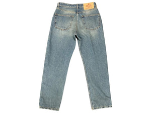PRADA プラダ デニムパンツ ジーンズ GFP497 サイズ26 トライアングルロゴ インディゴブルー コットン 美品 中古 4b006936