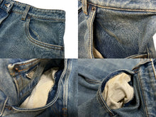 Load image into Gallery viewer, PRADA プラダ デニムパンツ ジーンズ GFP497 サイズ26 トライアングルロゴ インディゴブルー コットン 美品 中古 4b006936