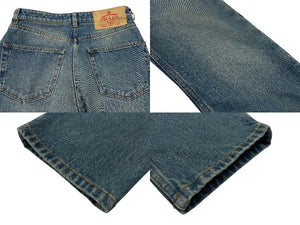 PRADA プラダ デニムパンツ ジーンズ GFP497 サイズ26 トライアングルロゴ インディゴブルー コットン 美品 中古 4b006936