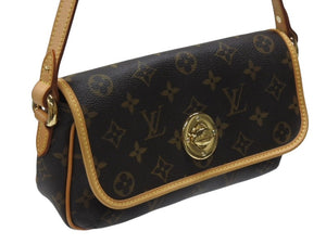 新品同様 LOUIS VUITTON ルイヴィトン モノグラム ティカルPM ワンショルダーバッグ M40078 ブラウン ロゴ ゴールド金具 中古 4b006939