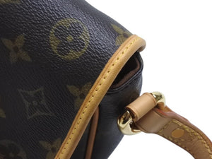新品同様 LOUIS VUITTON ルイヴィトン モノグラム ティカルPM ワンショルダーバッグ M40078 ブラウン ロゴ ゴールド金具 中古 4b006939