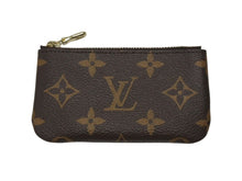 Load image into Gallery viewer, 極美品 LOUIS VUITTON ルイヴィトン モノグラム ポシェット クレ コインケース 小銭入れ M62650 ロゴ ブラウン 中古 4b006945