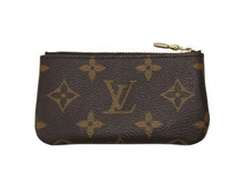 Load image into Gallery viewer, 極美品 LOUIS VUITTON ルイヴィトン モノグラム ポシェット クレ コインケース 小銭入れ M62650 ロゴ ブラウン 中古 4b006945
