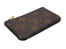 Load image into Gallery viewer, 極美品 LOUIS VUITTON ルイヴィトン モノグラム ポシェット クレ コインケース 小銭入れ M62650 ロゴ ブラウン 中古 4b006946