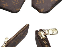 Load image into Gallery viewer, 極美品 LOUIS VUITTON ルイヴィトン モノグラム ポシェット クレ コインケース 小銭入れ M62650 ロゴ ブラウン 中古 4b006946