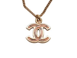 極美品 CHANEL シャネル ココマーク ネックレス 重量約6.5g 05A刻印 全長約42cm ゴールド メタル GP 中古 4b006960