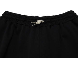 極美品 CELINE セリーヌ ショーツ ショートパンツ 2Z144121O サイズL ブラック ポリエステル ロゴプリント 中古 4b006963