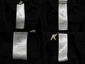 極美品 CELINE セリーヌ ショーツ ショートパンツ 2Z144121O サイズL ブラック ポリエステル ロゴプリント 中古 4b006963