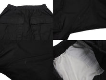 Load image into Gallery viewer, Rick Owens リックオウエンス パンツ CARGO LONG PANTS RU01D3379 LIDO期 24SS コットン ポリウレタン ブラック サイズ48 美品 中古 4b006964