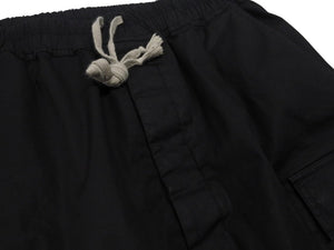 Rick Owens リックオウエンス パンツ CARGO LONG PANTS RU01D3379 LIDO期 24SS コットン ポリウレタン ブラック サイズ48 美品 中古 4b006964