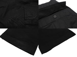 Rick Owens リックオウエンス パンツ CARGO LONG PANTS RU01D3379 LIDO期 24SS コットン ポリウレタン ブラック サイズ48 美品 中古 4b006964