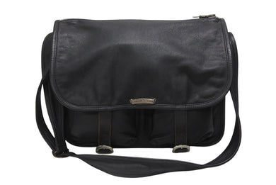 極美品 CHROME HEARTS クロムハーツ BAG-MAIL メールバッグ ショルダーバッグ ガンスリンガー ダガージップ ブラック 中古 4b006966