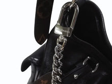 Load image into Gallery viewer, 新品未使用 LOUIS VUITTON ルイヴィトン キャリーオール バイブ MM ショルダーバッグ M25143 ラムレザー ブラック 中古 4b006968