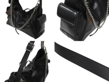 Load image into Gallery viewer, 新品未使用 LOUIS VUITTON ルイヴィトン キャリーオール バイブ MM ショルダーバッグ M25143 ラムレザー ブラック 中古 4b006968