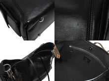 Load image into Gallery viewer, 新品未使用 LOUIS VUITTON ルイヴィトン キャリーオール バイブ MM ショルダーバッグ M25143 ラムレザー ブラック 中古 4b006968