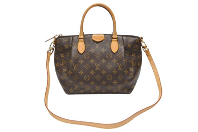 LOUIS VUITTON ルイヴィトン ハンドバッグ 2WAY モノグラム チュレンPM モノグラムキャンバス M48813 ブラウン 美品 中古 4b006981