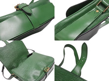 Load image into Gallery viewer, LOUIS VUITTON ルイヴィトン カルトシエール ショルダーバッグ M52244 ボルネオグリーン ゴールド金具 美品 中古 4b006982