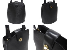 Load image into Gallery viewer, LOUIS VUITTON ルイヴィトン LV クリュニー ショルダーバッグ M52252 エピレザー ブラック ゴールド金具 美品 中古 4b006983