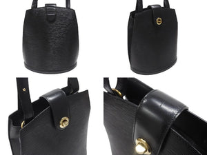 LOUIS VUITTON ルイヴィトン LV クリュニー ショルダーバッグ M52252 エピレザー ブラック ゴールド金具 美品 中古 4b006983