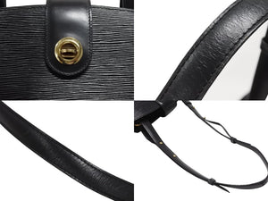 LOUIS VUITTON ルイヴィトン LV クリュニー ショルダーバッグ M52252 エピレザー ブラック ゴールド金具 美品 中古 4b006983