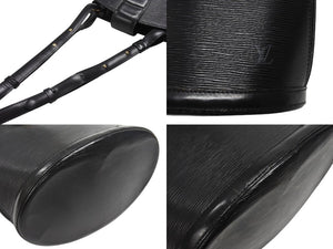 LOUIS VUITTON ルイヴィトン LV クリュニー ショルダーバッグ M52252 エピレザー ブラック ゴールド金具 美品 中古 4b006983