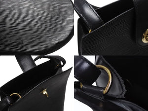 LOUIS VUITTON ルイヴィトン LV クリュニー ショルダーバッグ M52252 エピレザー ブラック ゴールド金具 美品 中古 4b006983