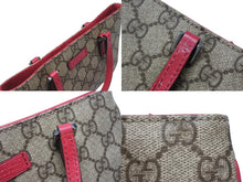Load image into Gallery viewer, 極美品 GUCCI グッチ ミニハンドバッグ GG 114559 002122 イタリア製 PVC レザー ベージュ ピンク シルバー金具 中古 4b006985