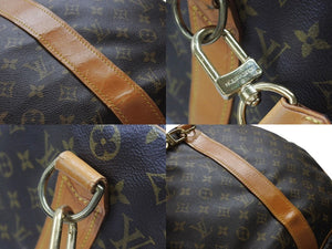LOUIS VUITTON ルイヴィトン ボストンバッグ サックポロション 2WAY M41222 ゴールド金具 ブラウン 美品 中古 4b006988