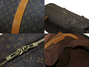 LOUIS VUITTON ルイヴィトン ボストンバッグ サックポロション 2WAY M41222 ゴールド金具 ブラウン 美品 中古 4b006988