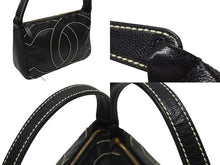 Load image into Gallery viewer, 極美品 CHANEL シャネル ワイルドステッチ ワンショルダーバッグ 9番台 ココマーク キャビアスキン ブラック ゴールド金具 中古 4b006992