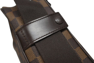 極美品 LOUIS VUITTON ルイヴィトン ショルダーバッグ オラフPM ダミエキャンバス ブラウン N41442 中古 4b006994
