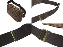 Load image into Gallery viewer, 極美品 LOUIS VUITTON ルイヴィトン ジェロニモス ウエストバッグ ボディバッグ N51994 ダミエ ブラウン 中古 4b006995