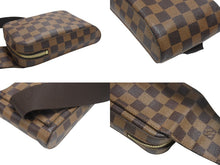 Load image into Gallery viewer, 極美品 LOUIS VUITTON ルイヴィトン ジェロニモス ウエストバッグ ボディバッグ N51994 ダミエ ブラウン 中古 4b006995