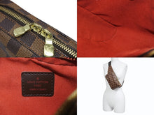 Load image into Gallery viewer, 極美品 LOUIS VUITTON ルイヴィトン ジェロニモス ウエストバッグ ボディバッグ N51994 ダミエ ブラウン 中古 4b006995