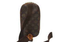 Load image into Gallery viewer, LOUIS VUITTON ルイヴィトン モノグラム ポシェット ガンジュ ボディバッグ M51870 ブラウン ゴールド金具 美品 中古 4b006997