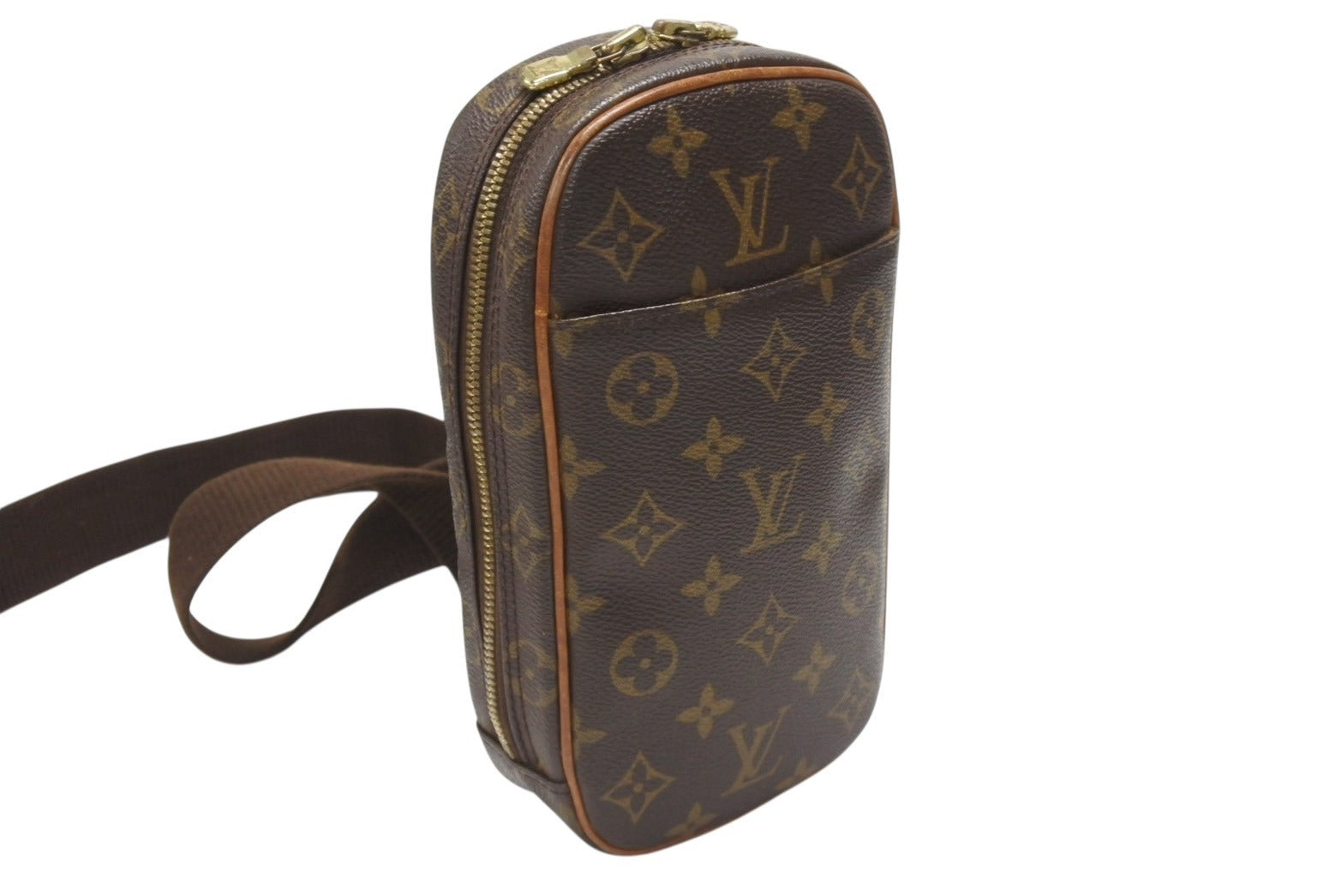 Louis Vuitton ガンジュ モノグラム ボディバッグ 廃盤品 美品 LOUIS VUITTON ルイヴィトン モノグラム ポシェット ガンジュ